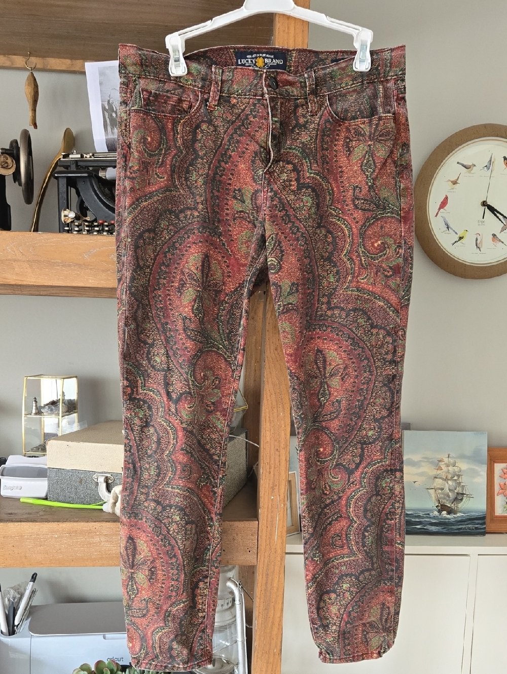 Lucky Brand Paisley Pants